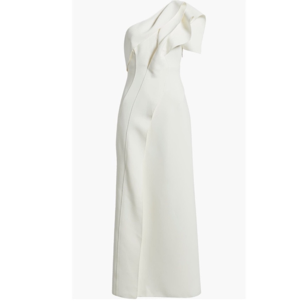 Acler Daneway One Shoulder Ruffle Dress